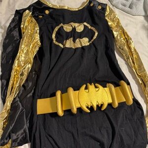 DC Comics Gold and Black Superhero Costume